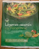 Légumes cuisinés à la florentine