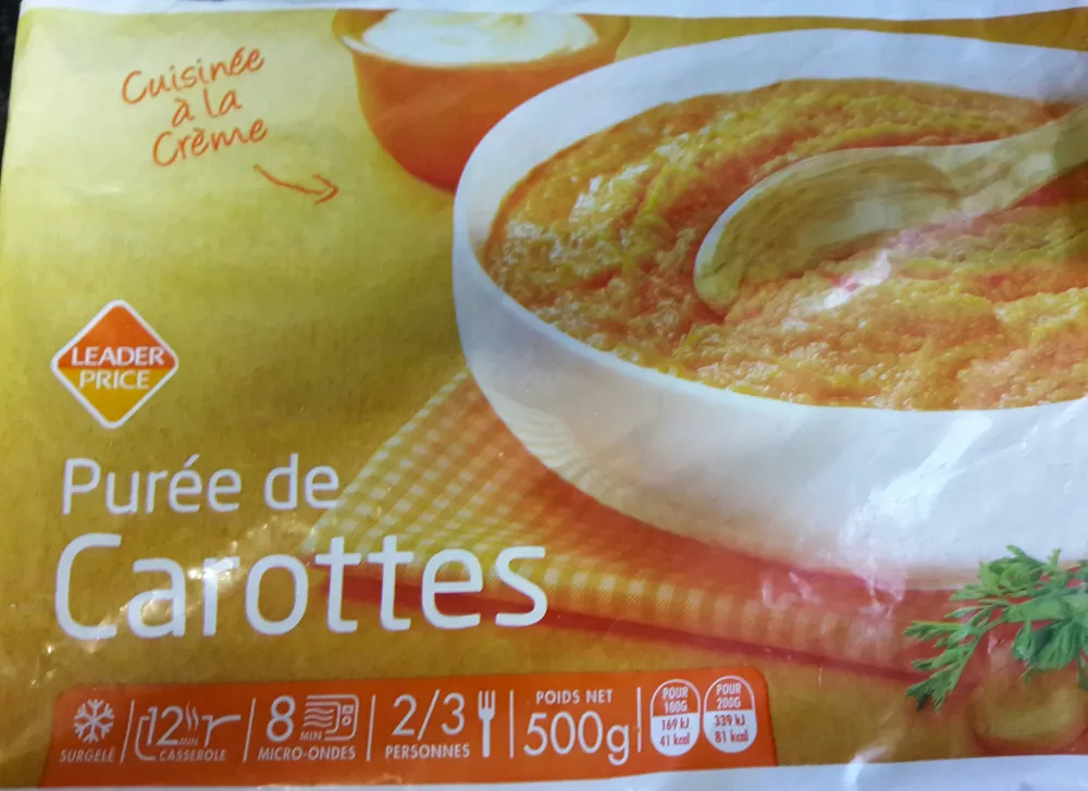 Purée de Carottes