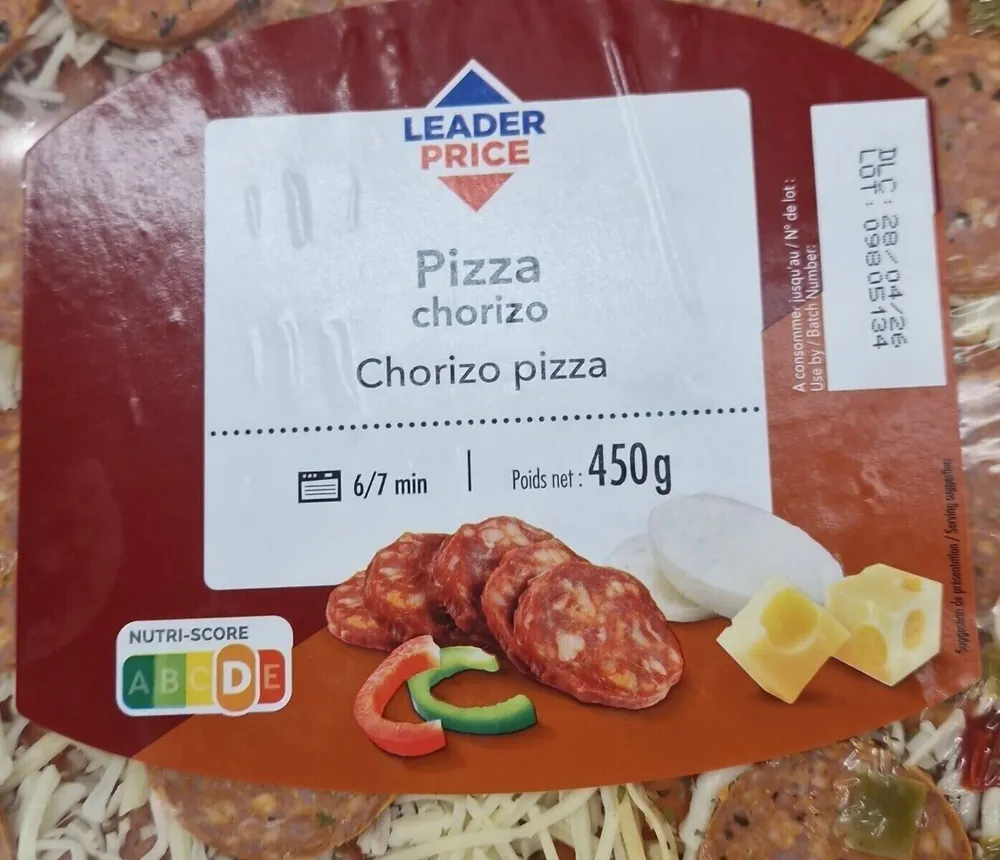 Pizza chorizo