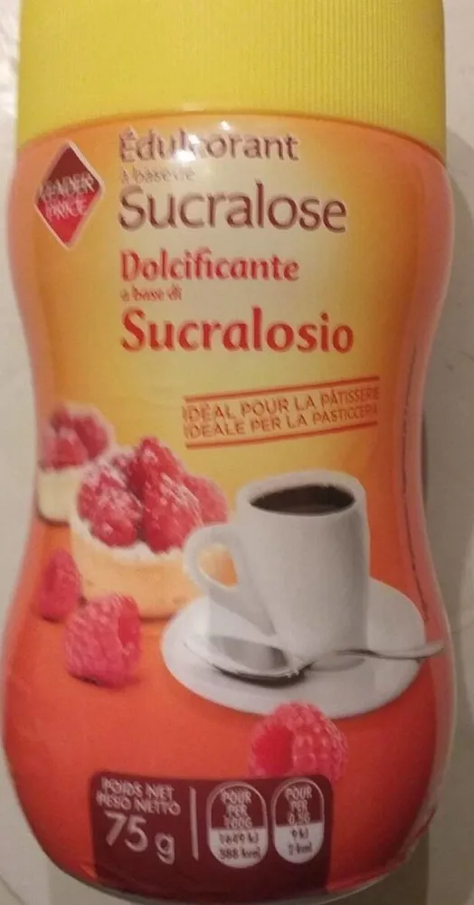 Édulcorant à base de sucralose