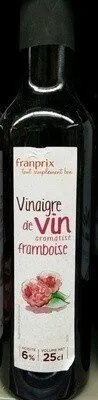 Vinaigre de vin aromatisé framboise 6%