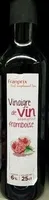 Vinaigre de vin aromatisé framboise 6%