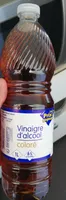 Vinaigre d'alcool coloré