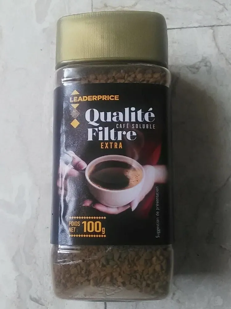 Café soluble qualité filtre extra