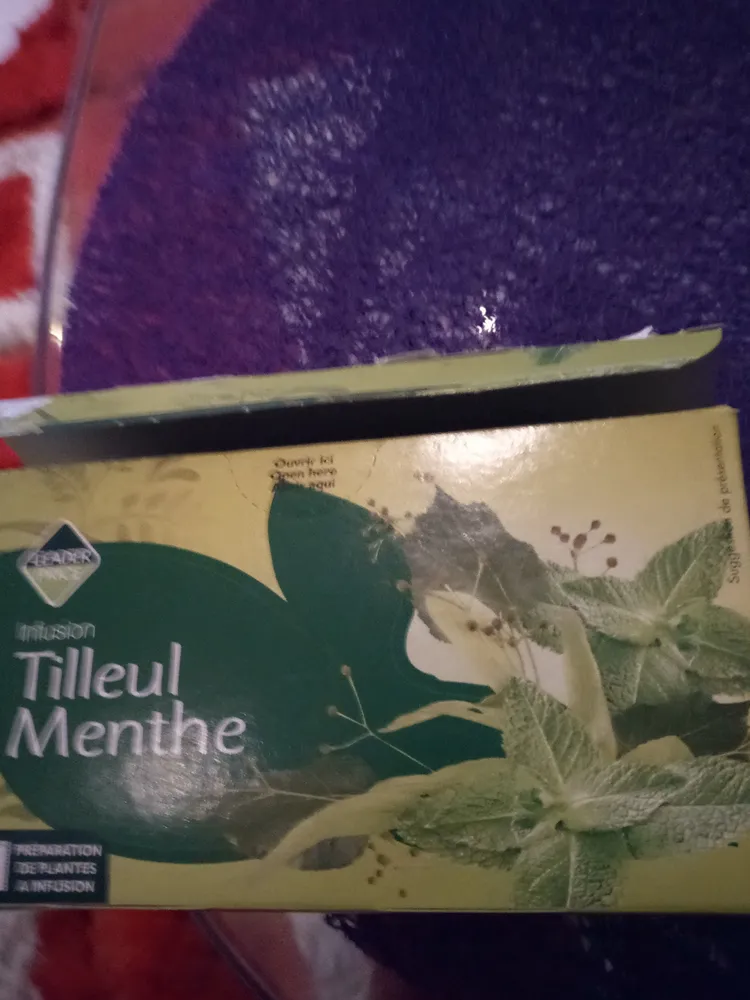 Infusion tilleul menthe