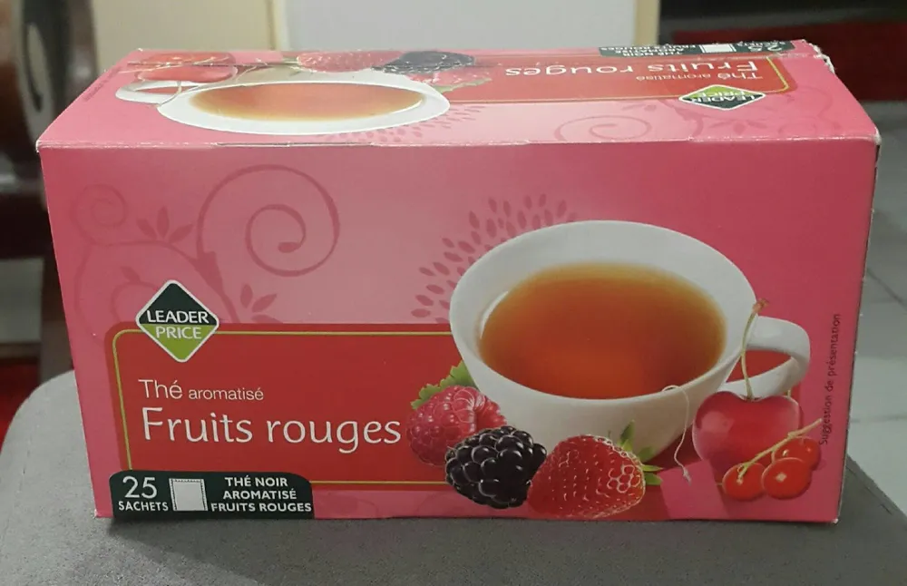 Thé aromatisé fruits rouges