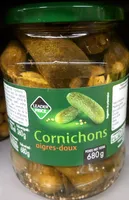 Cornichons aigres-doux