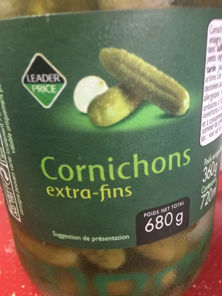 cornichons extra fin
