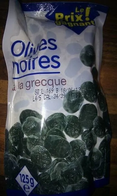 Olives Noires à La Grecque 125 g