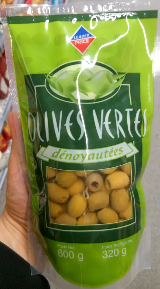 Olives vertes dénoyautées