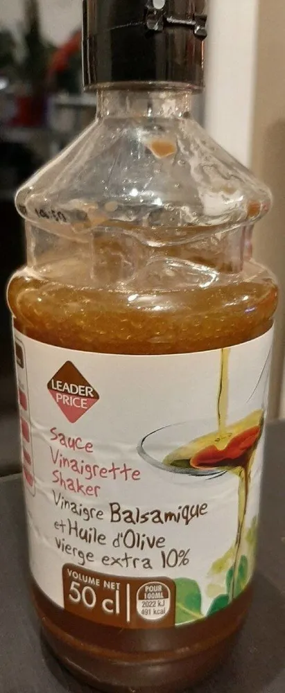 Sauce Vinaigrette à l'huile d'olive et Vinaigre Balsamique