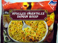Nouilles orientales saveur boeuf - 85 g - Leader Price