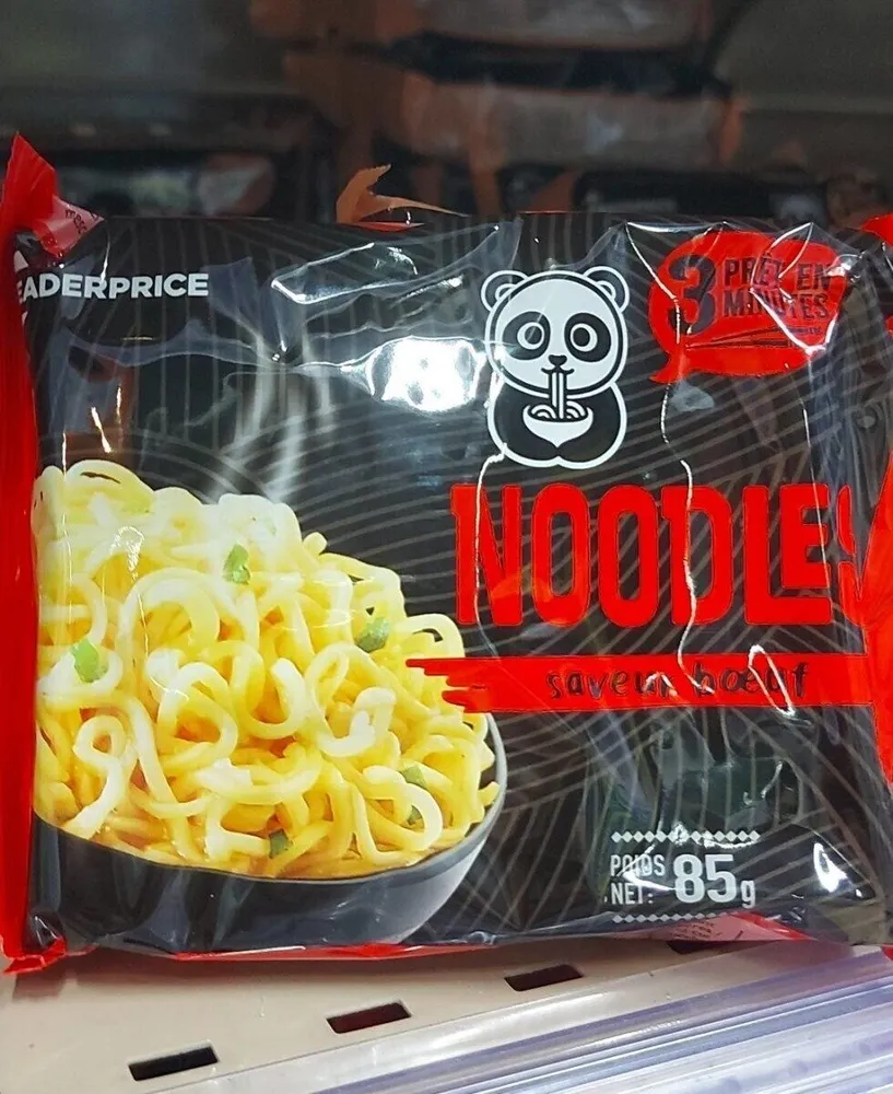 Noodles Leaderprice saveur boeuf