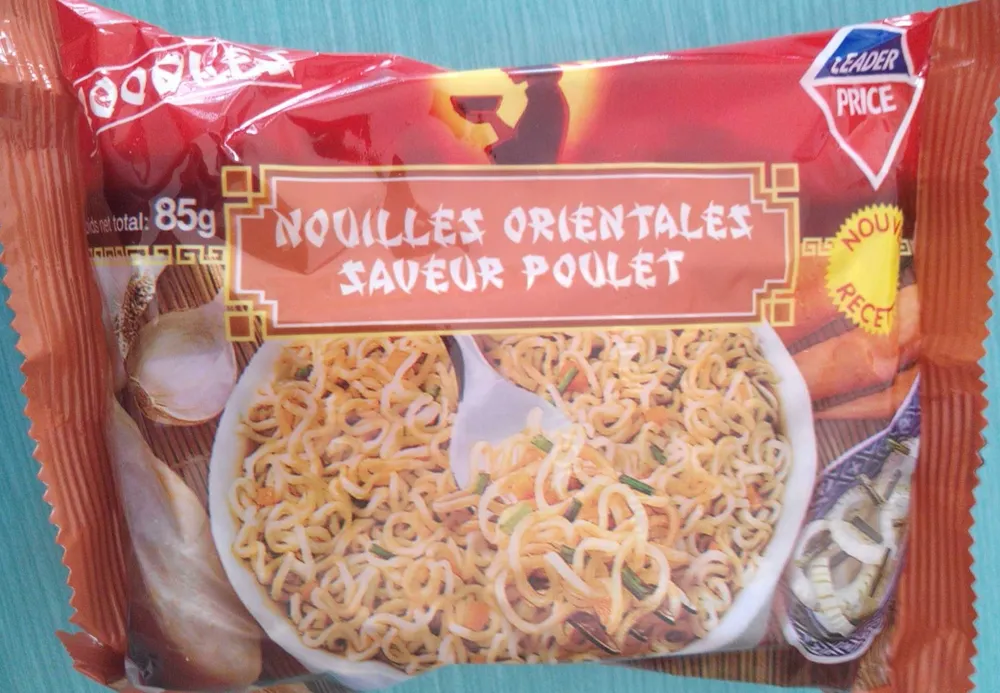 Nouilles orientales saveur poulet