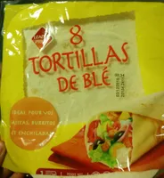 8 tortillas de blé