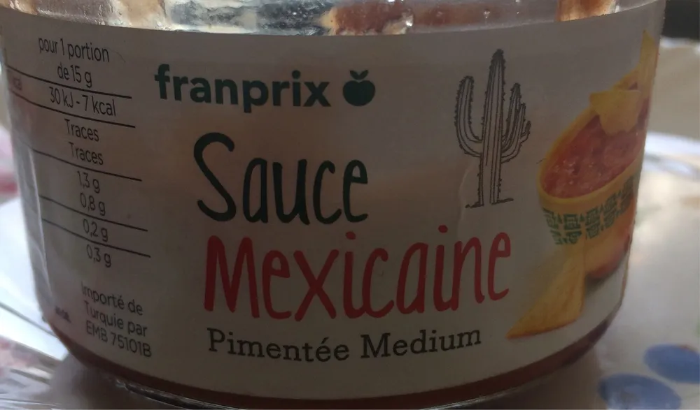 Sauce Mexicaine pimentée médium