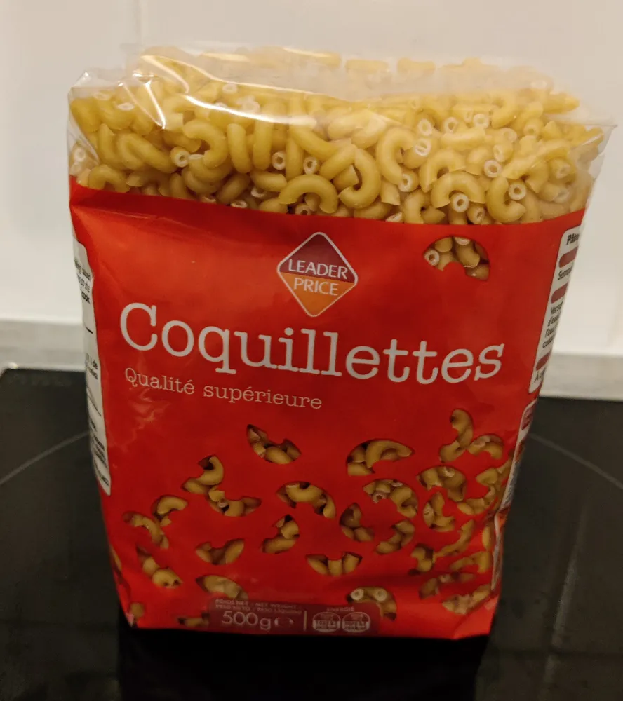 Pâtes coquillettes