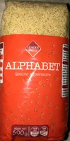 Pâtes alphabet