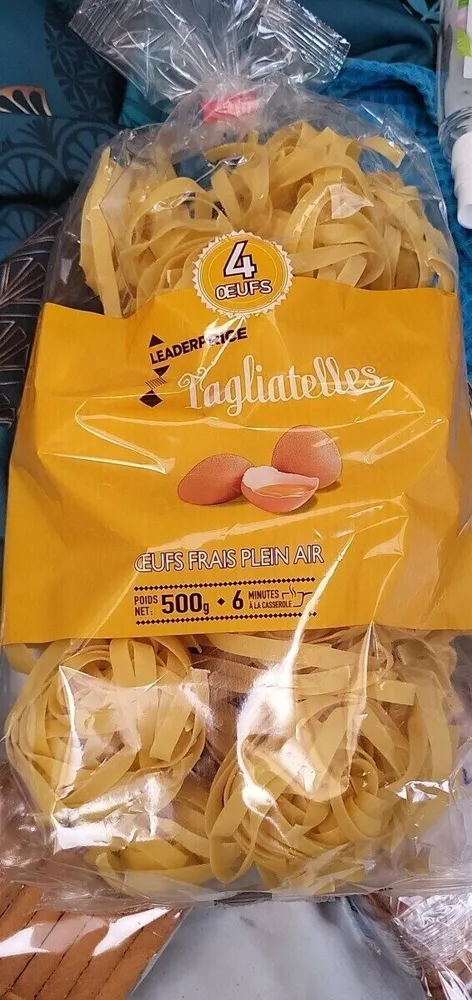 Tagliatelles aux œufs frais
