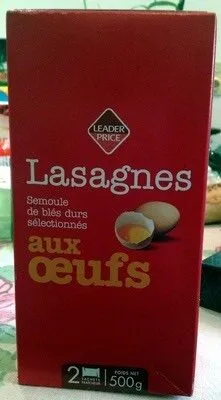 Lasagnes aux œufs