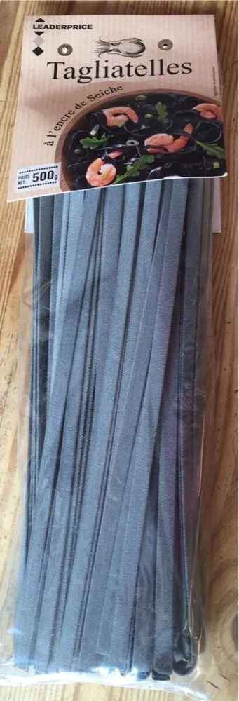 Tagliatelles à l’encre de seiche