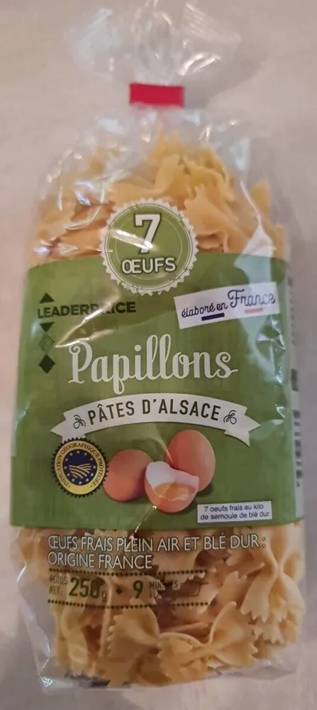 Pâtes papillons