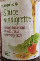 Sauce vinaigrette balsamique huile d'olive