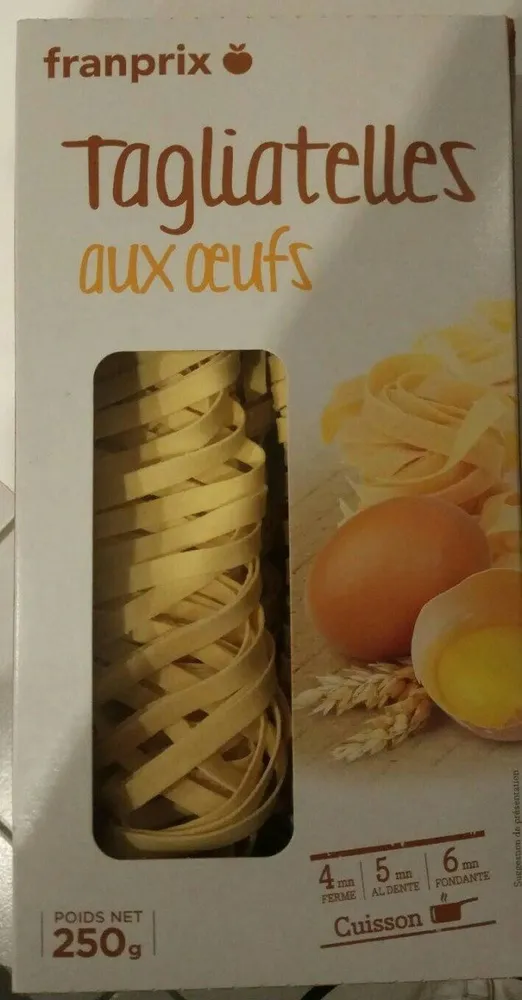 Tagliatelles aux oeufs