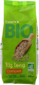 Riz long complet bio