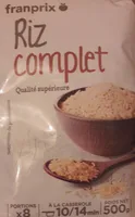 Riz complet qualité supérieure