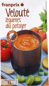 veloute aux legumes du potager