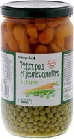 petits pois extra fins et carottes a l'étuvée