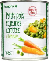 petits pois extra fins et carottes