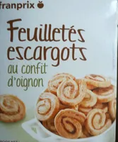 Feuilletés escargots au confit d oignon