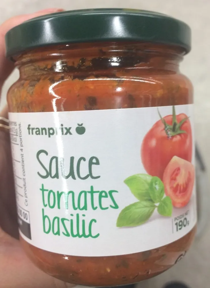 Sauce Tomate Basilic