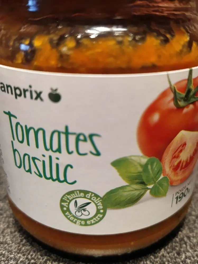 Sauce tomate basilic
