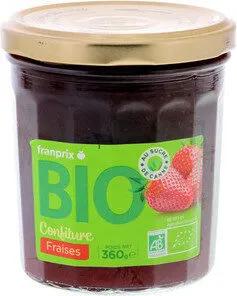 confiture fraise bio