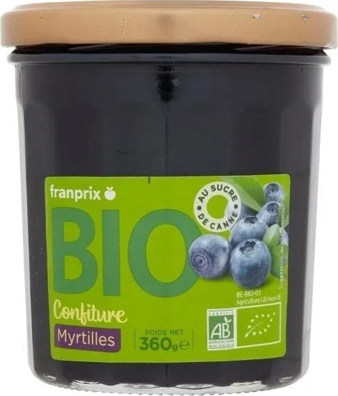 confiture myrtille bio