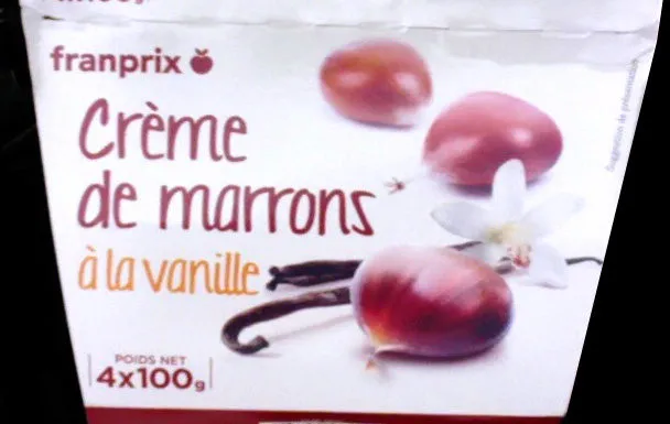 Crème de Marrons à la Vanille