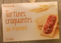 Tartines craquantes au froment