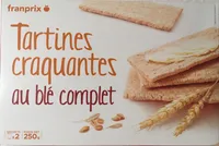 Tartines craquantes au blé complet