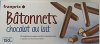 Bâtonnets Chocolat au Lait