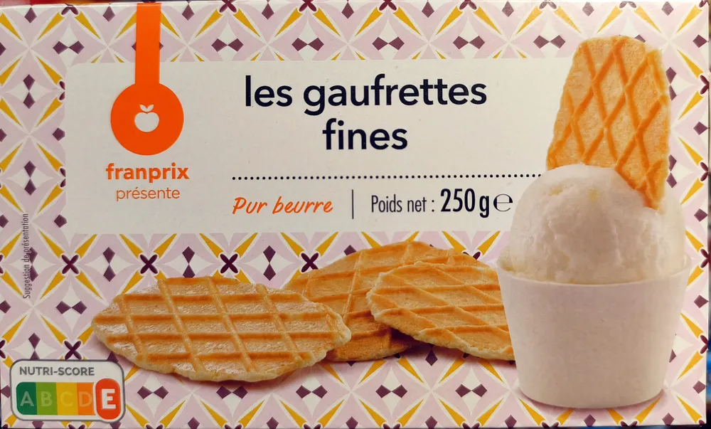 Gaufrettes fines
