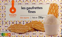 Gaufrettes fines