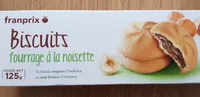 Biscuit fourrage à la noisette