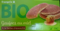 Gaufres au Miel Bio à la Farine d'Épeautre