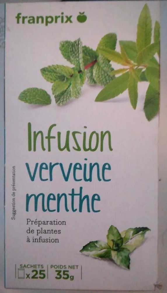 Infusion verveine menthe