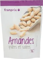 amandes grillees salees