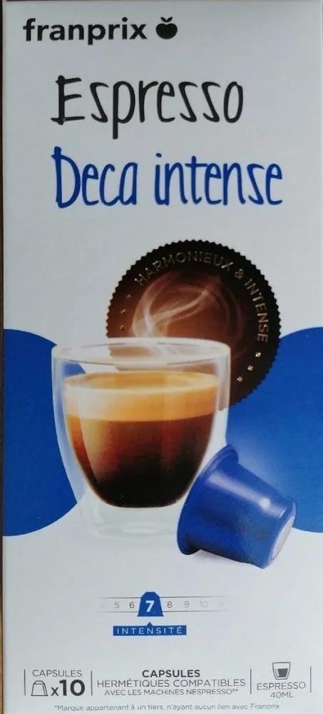 Espresso déca intense