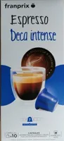 Espresso déca intense